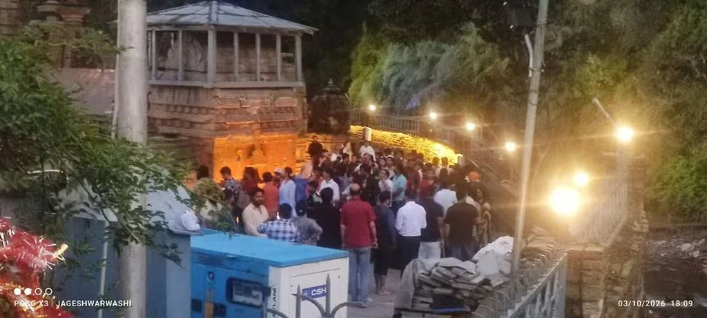 जागेश्वर धाम में आस्था का सैलाब: सायं आरती के साथ पूरा परिसर हुआ अलौकिक,